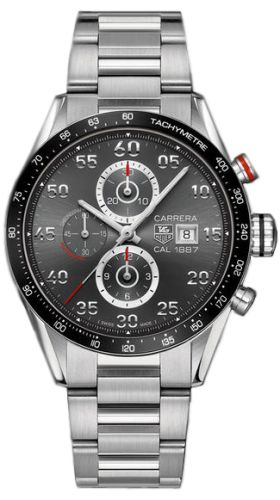 TAG Heuer Carrera Calibre 1887 43 Stainless Steel / Grey / Bracelet